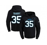 Nike Carolina Panthers #35 Mike Tolbert Black Name & Number Pullover NFL Hoodie