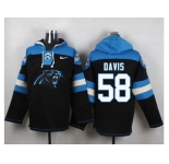 Nike Carolina Panthers #58 Thomas Davis Black Player Pullover NFL Hoodie