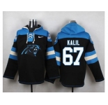 Nike Carolina Panthers #67 Ryan Kalil Black Player Pullover NFL Hoodie