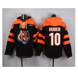Nike Cincinnati Bengals #10 Kevin Huber Black Player Pullover NFL Hoodie