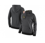 Women's Cincinnati Bengals Anthracite Salute to Service Player Performance Hoodie
