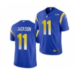 Men's Los Angeles Rams #11 DeSean Jackson Blue Bone Stitched Football Limited Jersey