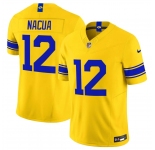 Men's Los Angeles Rams #12 Puka Nacua Yellow 2026 F.U.S.E. Vapor Limited Football Stitched Jersey