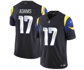 Men's Los Angeles Rams #17 Davante Adams midnight blue 2025 F.U.S.E. “Rivalries” Vapor Limited Stitched Football Jersey