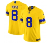 Men's Los Angeles Rams #8 Jared Verse Yellow 2026 F.U.S.E. Vapor Limited Football Stitched Jersey