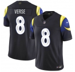 Men's Los Angeles Rams #8 Jared Verse midnight blue 2025 F.U.S.E. “Rivalries†Vapor Limited Football Stitched Jersey
