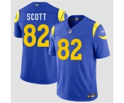 Men's Los Angeles Rams #82 Tyler Scott Royal 2026 F.U.S.E. Vapor Limited Football Stitched Jersey