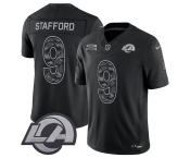 Men's Los Angeles Rams #9 Matthew Stafford Black 2026 F.U.S.E. Salute to Service Limited Football Stitched Jersey
