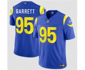 Men's Los Angeles Rams #95 Myles Garrett Royal 2026 Draft F.U.S.E. Vapor Limited Football Stitched Jersey