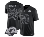 Men's Los Angeles Rams #99 Aaron Donald Black 2026 F.U.S.E. Salute to Service Limited Football Stitched Jersey