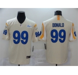 Men's Los Angeles Rams #99 Aaron Donald Bone Stitched Football Limited Jersey
