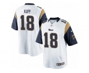 Men's Nike Los Angeles Rams #18 Cooper Kupp Limited White NFL Jersey