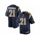 Men's Nike Los Angeles Rams #21 Coty Sensabaugh Limited Navy Blue Team Color NFL Jersey