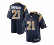 Men's Nike Los Angeles Rams #21 Coty Sensabaugh Limited Navy Blue Team Color NFL Jersey