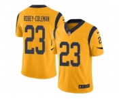 Men's Nike Los Angeles Rams #23 Nickell Robey-Coleman Limited Gold Rush NFL Jersey