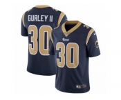 Men's Nike Los Angeles Rams #30 Todd Gurley Vapor Untouchable Limited Navy Blue Team Color NFL Jersey