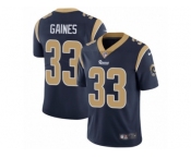 Men's Nike Los Angeles Rams #33 E.J. Gaines Vapor Untouchable Limited Navy Blue Team Color NFL Jersey