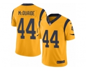Men's Nike Los Angeles Rams #44 Jacob McQuaide Limited Gold Rush NFL Jersey