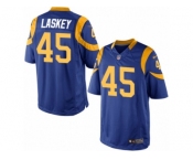 Men's Nike Los Angeles Rams #45 Zach Laskey Limited Royal Blue Alternate NFL Jersey