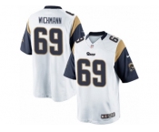 Men's Nike Los Angeles Rams #69 Cody Wichmann Limited White NFL Jersey