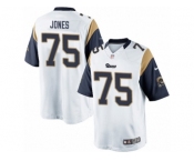 Men's Nike Los Angeles Rams #75 Deacon Jones Limited White NFL Jersey