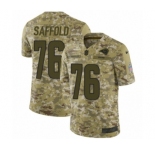 Men's Nike Los Angeles Rams #76 Rodger Saffold Limited Camo 2018 Salute to Service NFL Jersey