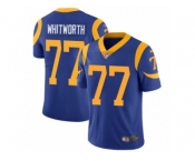 Men's Nike Los Angeles Rams #77 Andrew Whitworth Vapor Untouchable Limited Royal Blue Alternate NFL Jersey