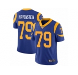 Men's Nike Los Angeles Rams #79 Rob Havenstein Vapor Untouchable Limited Royal Blue Alternate NFL Jersey