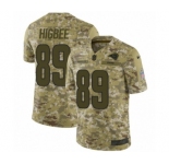 Men's Nike Los Angeles Rams #89 Tyler Higbee Limited Camo 2018 Salute to Service NFL Jersey