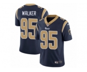 Men's Nike Los Angeles Rams #95 Tyrunn Walker Vapor Untouchable Limited Navy Blue Team Color NFL Jersey