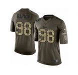 Men's Nike Los Angeles Rams #98 Connor Barwin Limited Green Salute to Service NFL Jersey