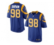 Men's Nike Los Angeles Rams #98 Connor Barwin Limited Royal Blue Alternate NFL Jersey