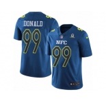 Men's Nike Los Angeles Rams #99 Aaron Donald Limited Blue 2017 Pro Bowl NFL Jersey