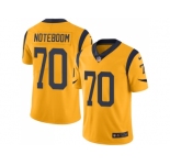Nike Los Angeles Rams #70 Joseph Noteboom Gold Men Stitched NFL Limited Rush Jersey