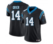 Men's Carolina Panthers #14 Will Grier Black 2026 F.U.S.E. Vapor Limited Football Stitched Jersey