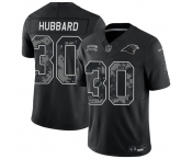 Men's Carolina Panthers #30 Chuba Hubbard Black F.U.S.E. 2026 Salute to Service Limited Football Stitched Jersey