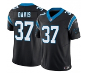 Men's Carolina Panthers #37 Miles Davis Black 2026 Draft F.U.S.E. Vapor Limited Football Stitched Jersey