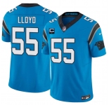 Men's Carolina Panthers #55 Devin Lloyd Blue 2026 F.U.S.E. 1-Star C Patch Vapor Limited Football Stitched Jersey