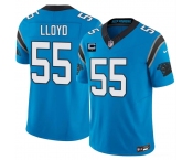 Men's Carolina Panthers #55 Devin Lloyd Blue 2026 F.U.S.E. 1-Star C Patch Vapor Limited Football Stitched Jersey