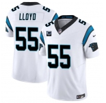 Men's Carolina Panthers #55 Devin Lloyd White 2026 F.U.S.E. 1-Star C Patch Vapor Limited Football Stitched Jersey