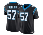 Men's Carolina Panthers #57 Monroe Freeling Black 2026 Draft F.U.S.E. Vapor Limited Football Stitched Jersey
