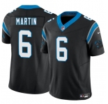 Men's Carolina Panthers #6 Sam Martin Black 2025 F.U.S.E. Vapor Limited Football Stitched Jersey