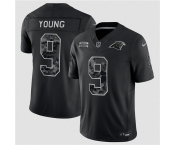 Men's Carolina Panthers #9 Bryce Young Black F.U.S.E. 2026 Salute to Service Limited Football Stitched Jersey