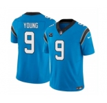 Men's Carolina Panthers #9 Bryce Young Blue 2023 F.U.S.E. With 1-Star C Patch Vapor Untouchable Football Stitched Jersey