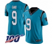 Men's Carolina Panthers #9 Graham Gano Limited Blue Rush Vapor Untouchable 100th Season Football Jersey