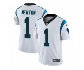 Men's Nike Carolina Panthers #1 Cam Newton Vapor Untouchable Limited White NFL Jersey