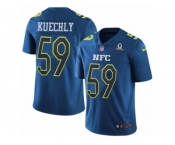Men's Nike Carolina Panthers #59 Luke Kuechly Limited Blue 2017 Pro Bowl NFL Jersey