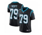 Men's Nike Carolina Panthers #79 Chris Scott Vapor Untouchable Limited Black Team Color NFL Jersey