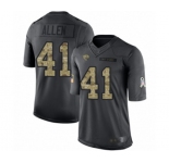 Jacksonville Jaguars #41 Josh Allen Limited Black 2016 Salute to Service Football Jersey