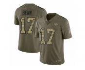 Men Nike Jacksonville Jaguars #17 Arrelious Benn Limited Olive Camo 2017 Salute to Service NFL Jersey
